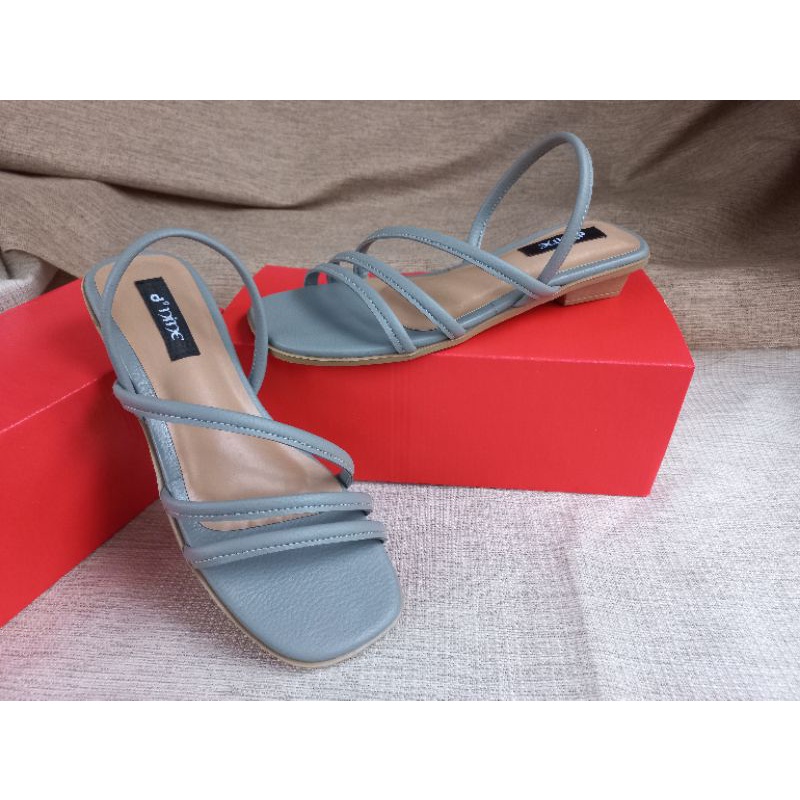 d'nine KS 03 Sandal wanita sandal heels hak 2cm