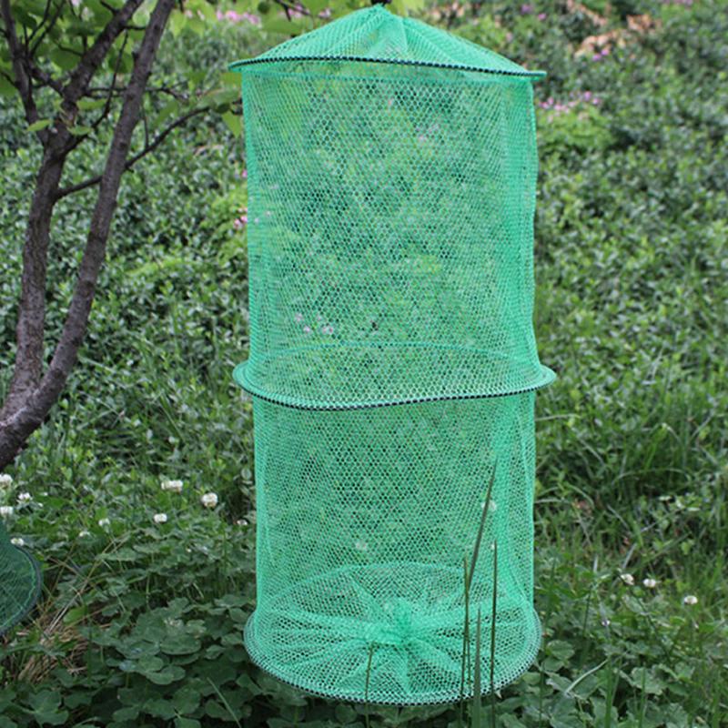 Jaring Pancing Ikan Udang Shrimp Fishing Net Cage Foldable 2 Layers