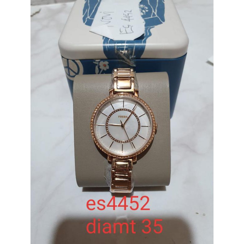 jam fossil stainless steel watch es4452 rosegold