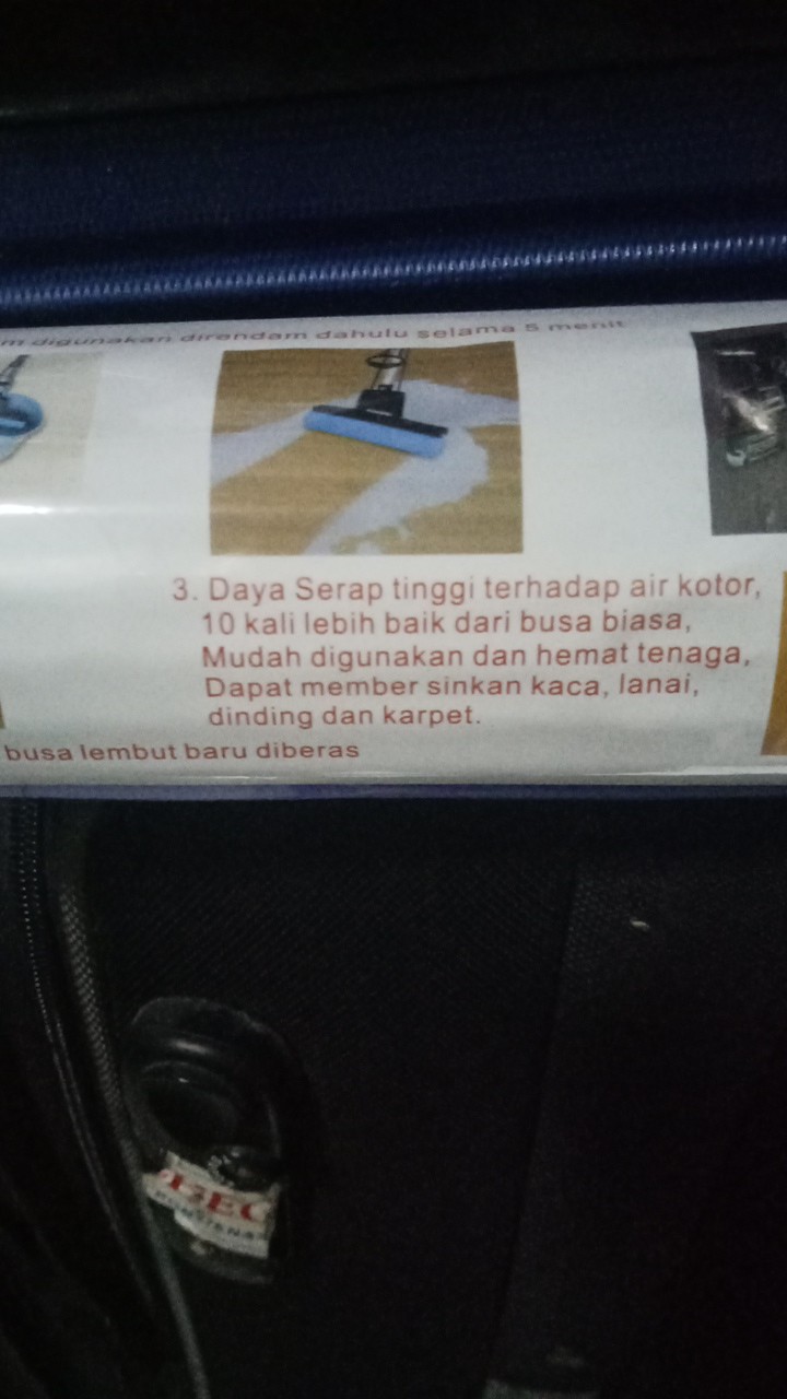 Refill Kain Busa Alat Sodok Pel Pembersih Lantai Q2-103 Termurah