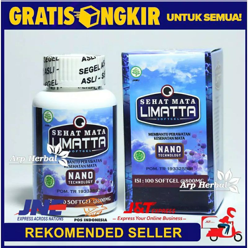 LIMATTA - Walatra Sehat Mata Limatta Softgel 100% Original Obat Herbal Mata Minus Katarak Plus