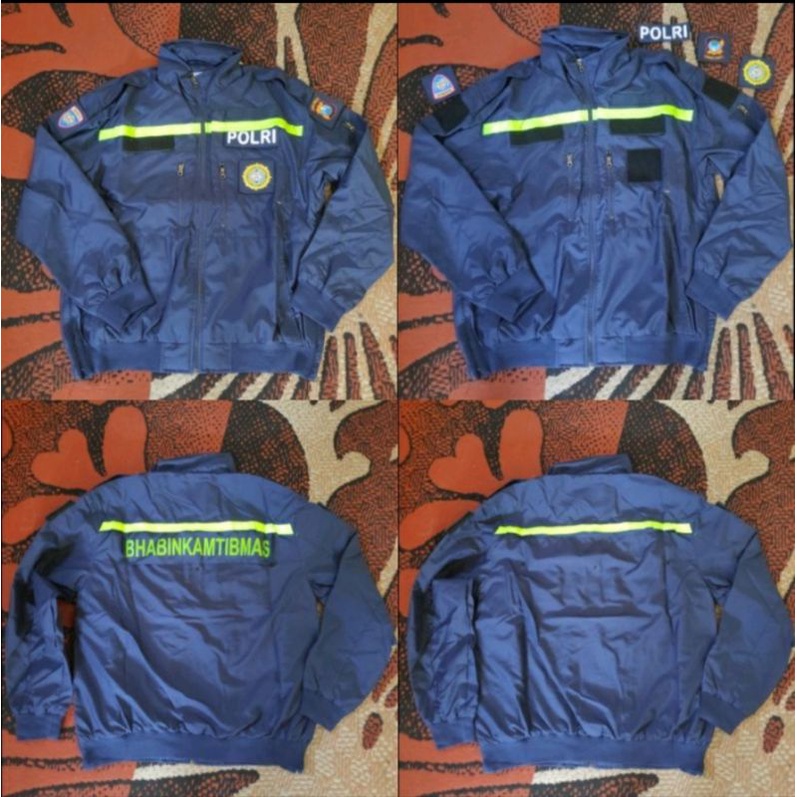 jaket binmas / Jaket Bhabinkamtibmas jatah Polri / Jaket Bhabinkamtibmas