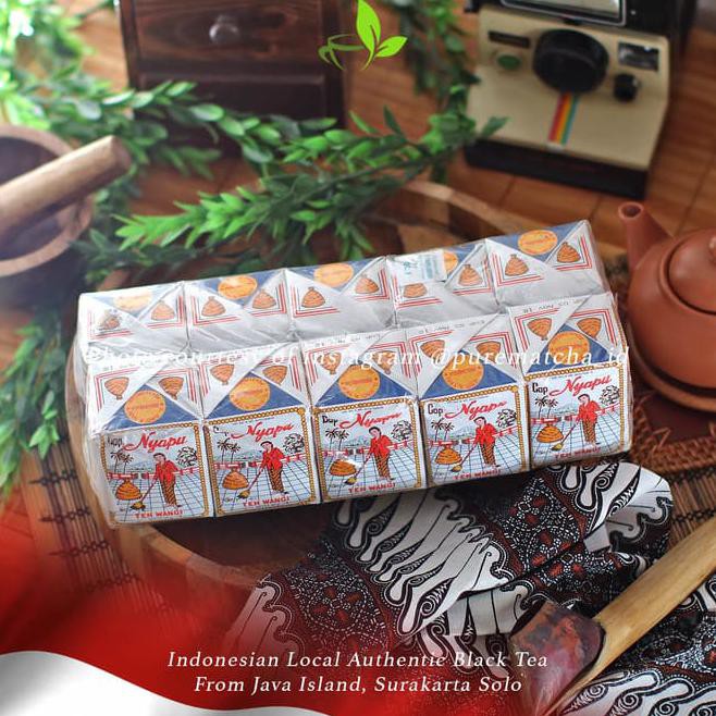

KTGE TEH SOLO - TEH CAP NYAPU INDONESIAN LOCAL JAVANESE BLACK TEA 1 BAL F8IN