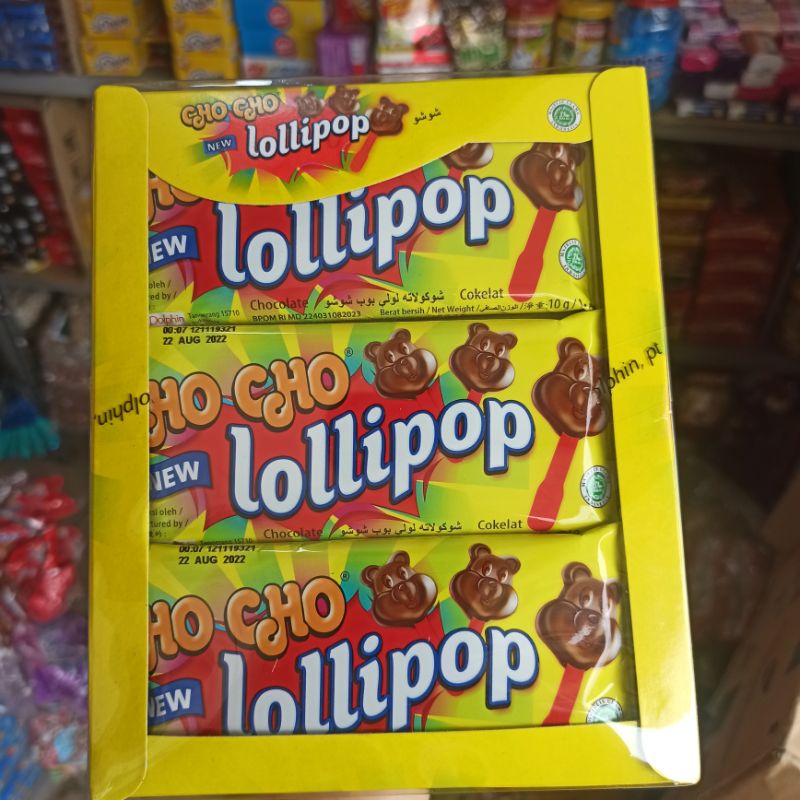 

Cho Cho Lollipop Lolipop Chocolate Cokelat 10 Gram