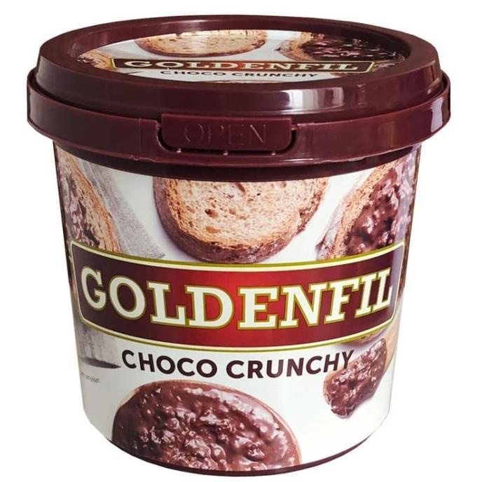 

*#*#*#*#] Choco Crunchy Goldenfil 1kg - Selai Cokelat (Harga Satuan)