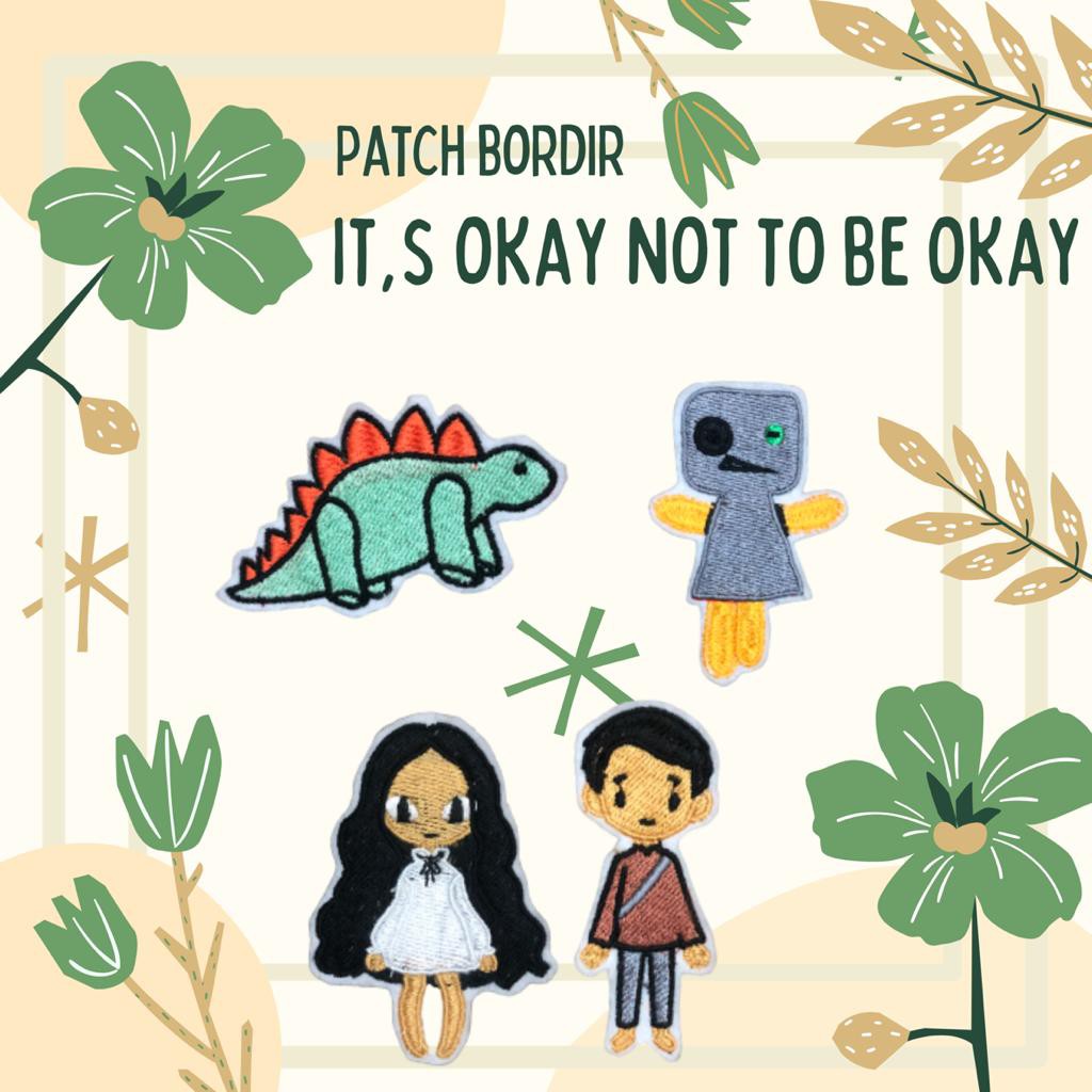 PATCH BORDIR JAHIT DRAMA KOREA IT’S OKAY NOT TO BE OKAY / LEM PATCH