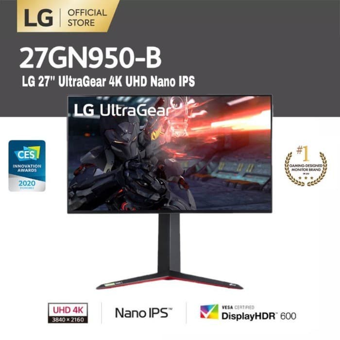 Jual 12.12 BIRTHDAY 27GN950 -B Inch Monitor LG 4K UHD Nano IPS 1ms ...