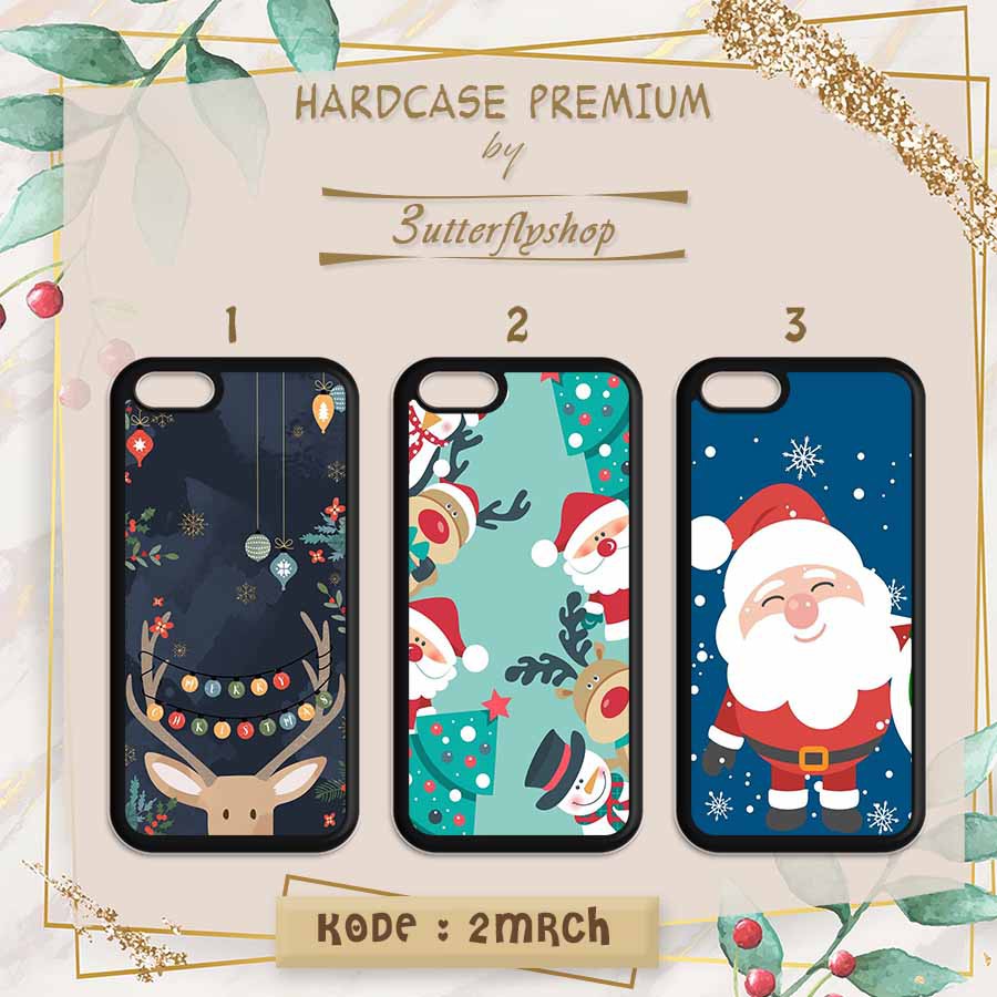 [HARDCASE] Christmas santa claus casing case Oppo Vivo Realme Redmi Xiaomi Samsung iphone