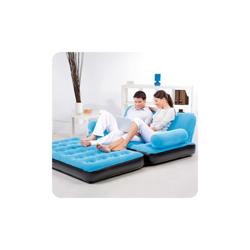 BESTWAY #67356 SOFA ANGIN DOUBLE MULTIFUNGSI DAPAT POMPA ANGIN LISTRIK