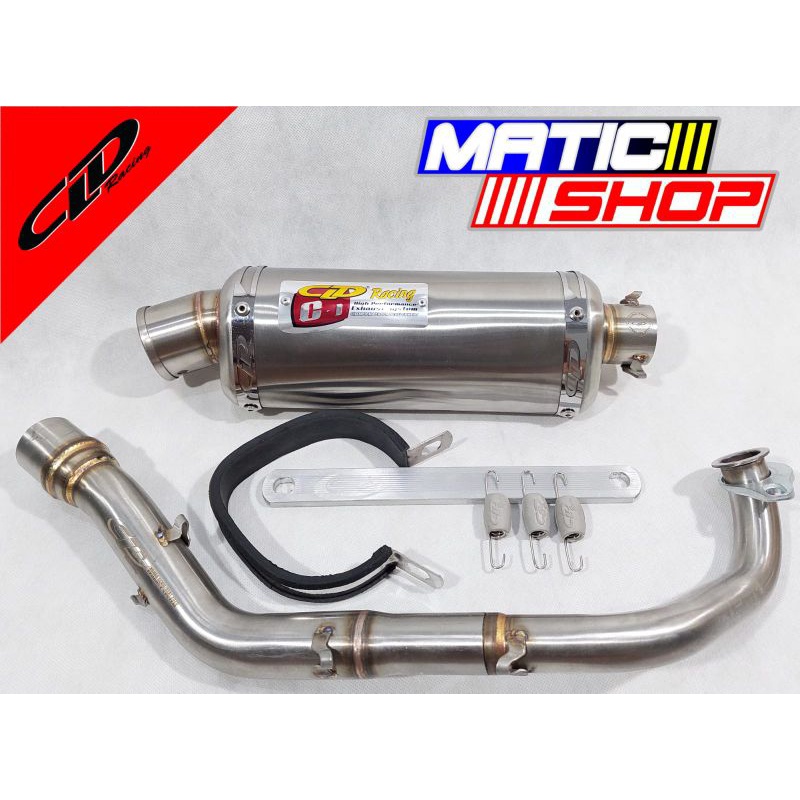 KNALPOT CLD RACING C1 HONDA GENIO BEAT NEW DAN SCOOPY NEW