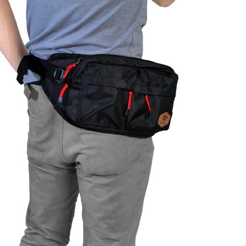 Tas Selempang Pria Hitam Bajuku Murah