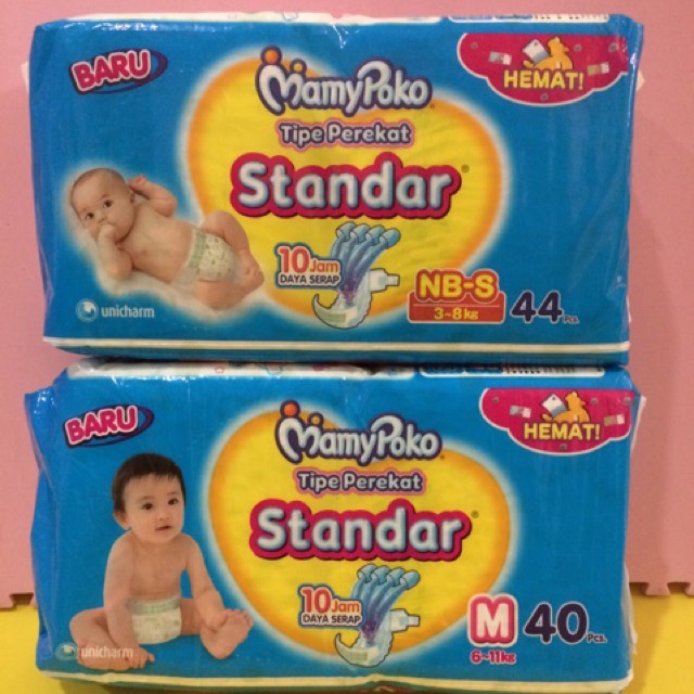 Mamypoko Mamy Poko Standar NB-S44 / M40 Tape Perekat