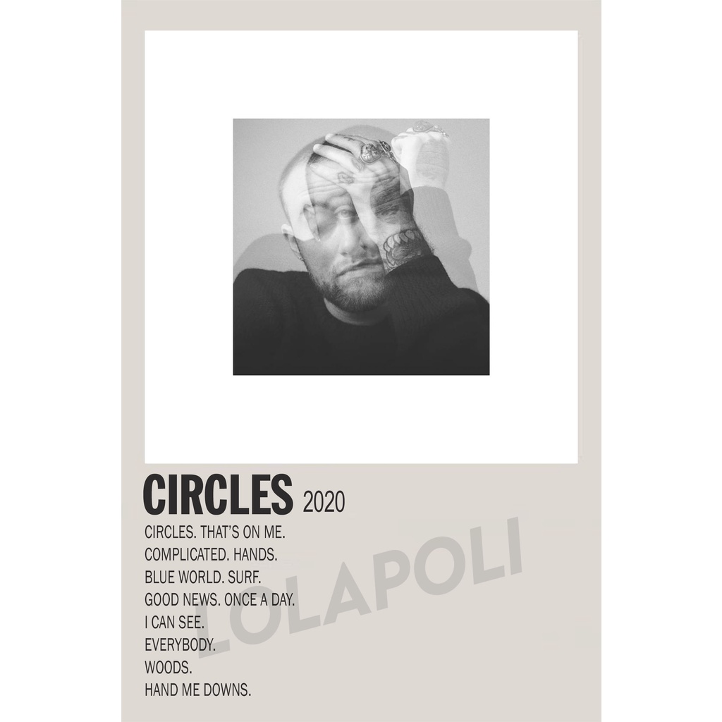 Poster Cover Album Circles - Mac Miller