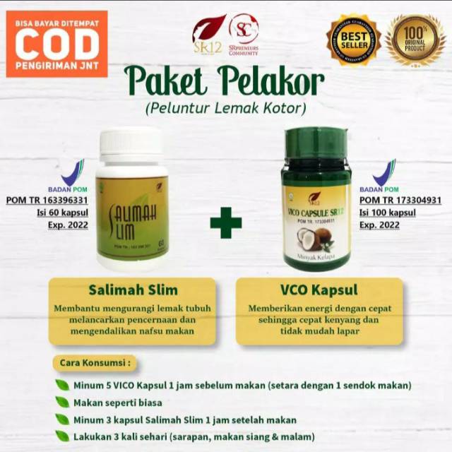 Jual Pelangsing Ampuh Paket Pelakor Peluntur Lemak Kotor Shopee Indonesia