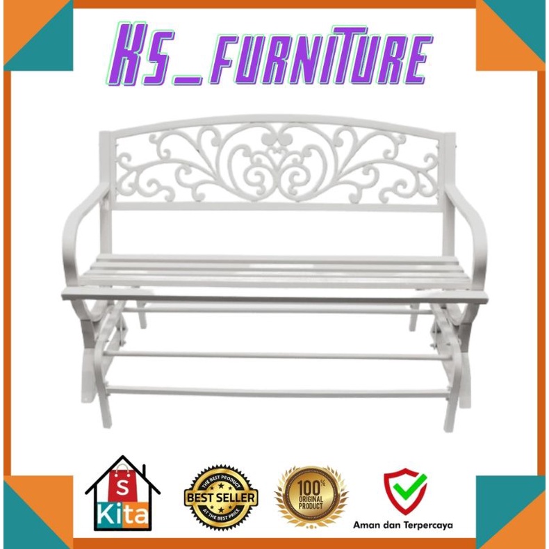 Kursi Goyang/Kursi Ayun/kursi taman/kursi Besi/Kursi taman murah/kursi outdoor/kursi indoor/kursi te