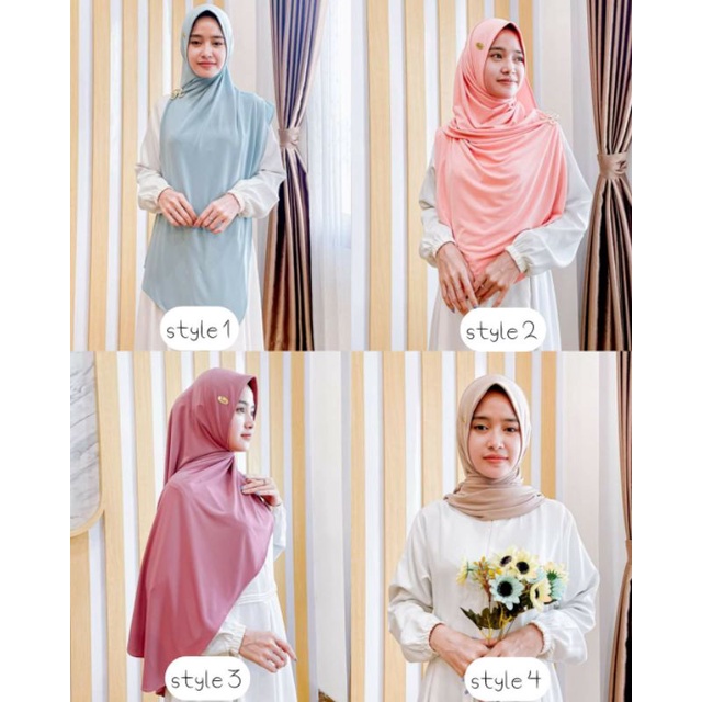 Ribyka hijab RH09 pashmina instan