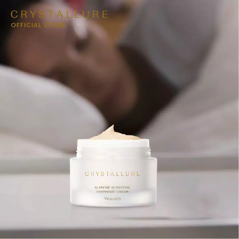 (BISA COD) Wardah Crystallure Supreme Activating Overnight Cream 50 g