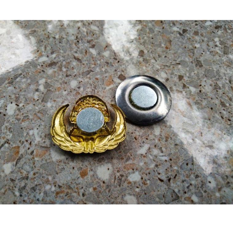 ㊥ Pin Korpri - Magnet - Kuningan Asli - Anti Luntur Selamanya ㅀ