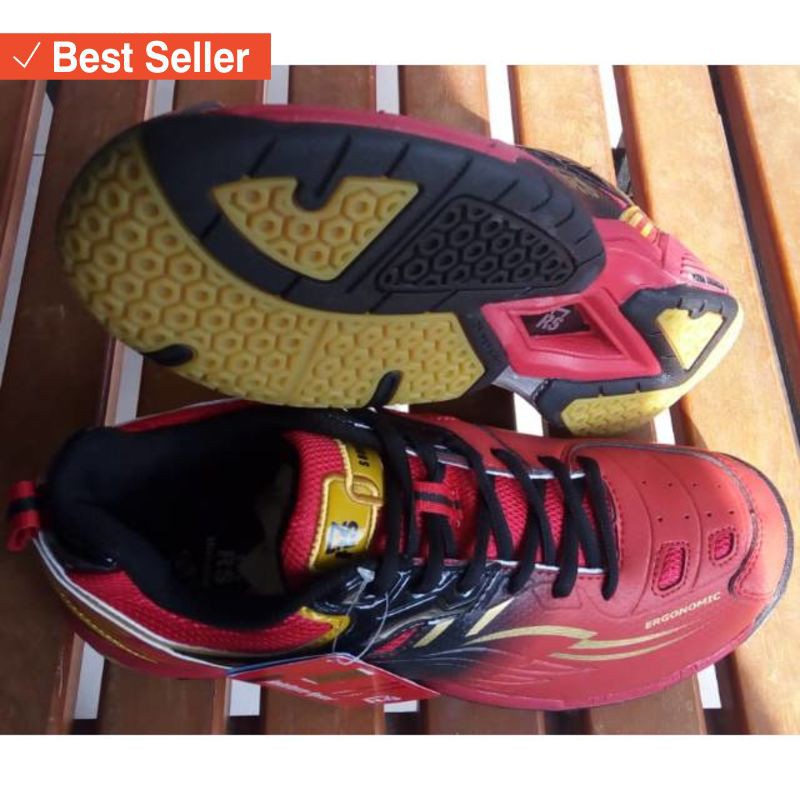 Sepatu Sport Olahraga murah awet kuat / Sepatu badminton original RS Super Liga 800