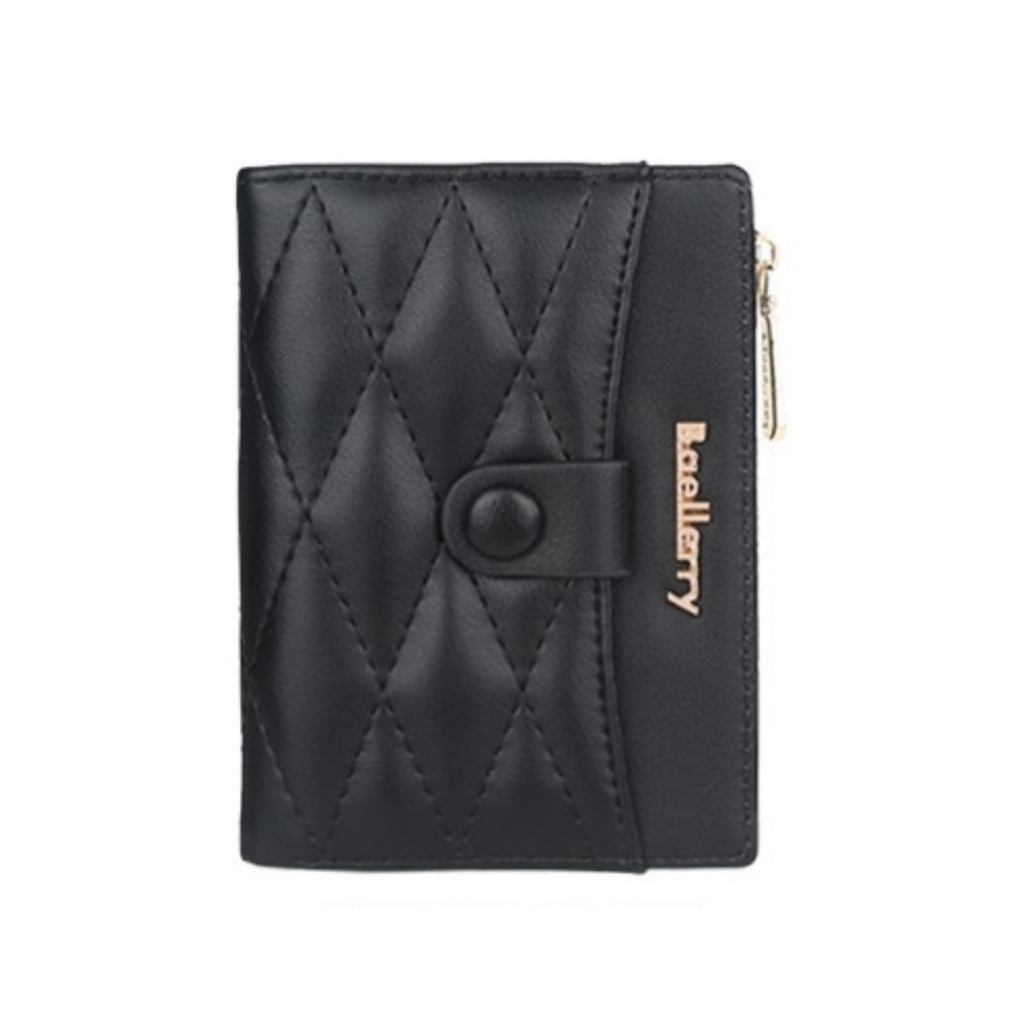 DOMPET LIPAT KECIL WANITA IMPORT BAELLERRY ORIGINAL BRANDED KULIT PREMIUM PENDEK KOREA HITAM SEVILLA WA486B5 MINI SLOT KARTU KOIN SIMPLE REMAJA KEKINIAN CEWEK MURAH TIPIS LUCU BATAM