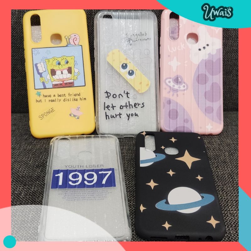 Case fashion karakter motif gambar Lucu unik vivo Y12 Y15 Y17