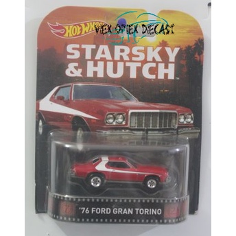 Hot Wheels Starsky and Hutch '76 Ford Gran Torino Ban Karet