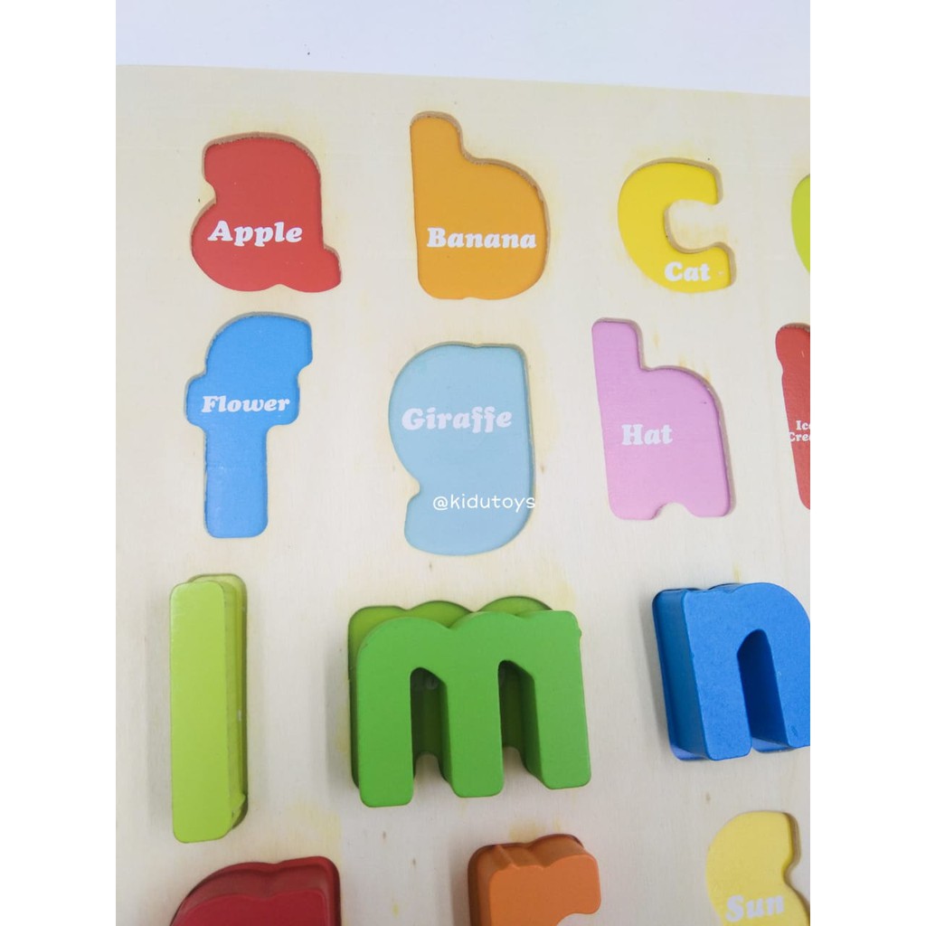 Mainan Anak Puzzle Chuncky Wooden Kidu Toys