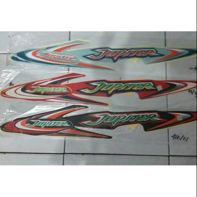 Striping-lis body- sticker jupiter tahun 2001