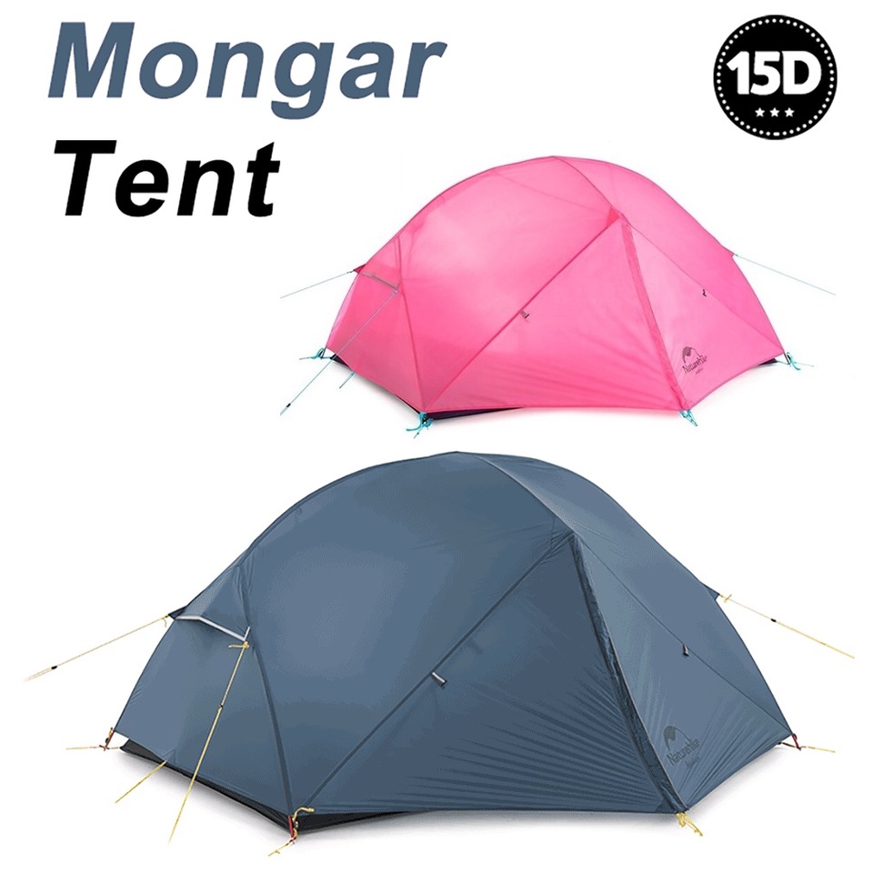 NATUREHIKE Mongar Waterproof Ultralight 2 Person Tent - NH19M002-J