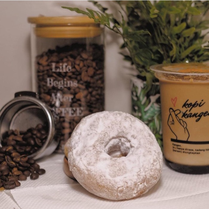 

⭐ COD ⭐ Kangen Donat Kampung isi 12 (topping Gula)
