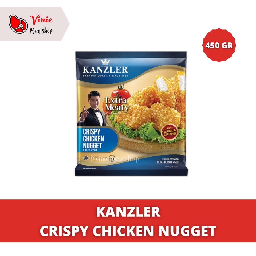 

Kanzler Crispy Chicken Nugget 450gr / Nugget Siap Saji / Nugget Ayam