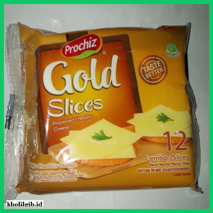 

Ujekujek- Keju Slice Prochiz Gold Isi 12 -Original.