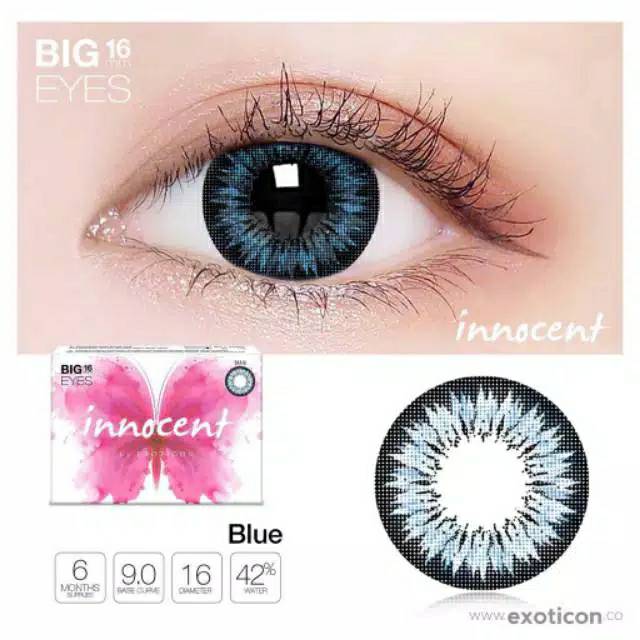 SOFTLENS INNOCENT BY X2 FREE LENSCASE / SOFLENS / SOFTLEN / EDP