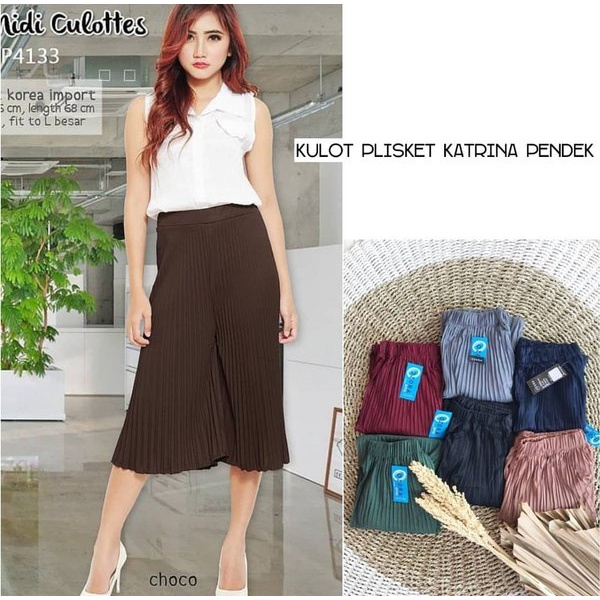 Celana Kulot Plisket Pendek / short culottes / grils short / Celana Plisket Pendek / Celana Pendek