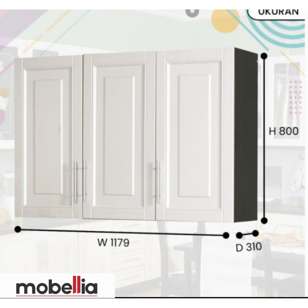 kitchen set atas/lemari dapur gantung minimalis