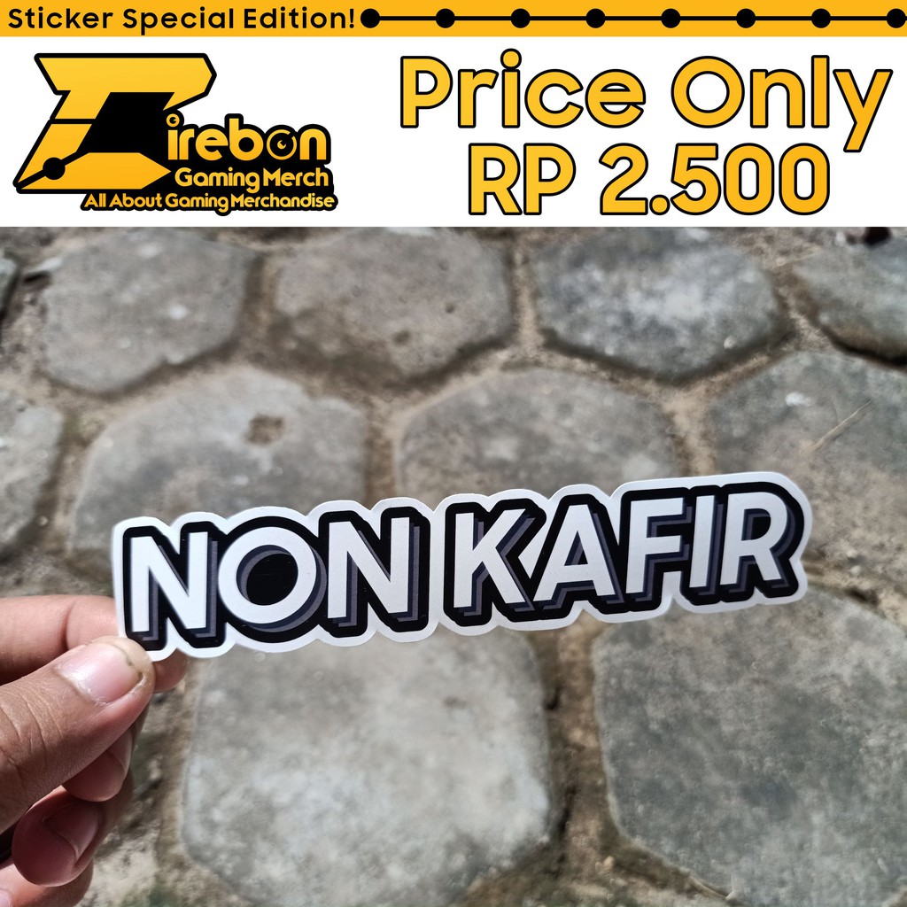 

Sticker Stiker Non Kafir Majelis Lucu Indonesia MLi