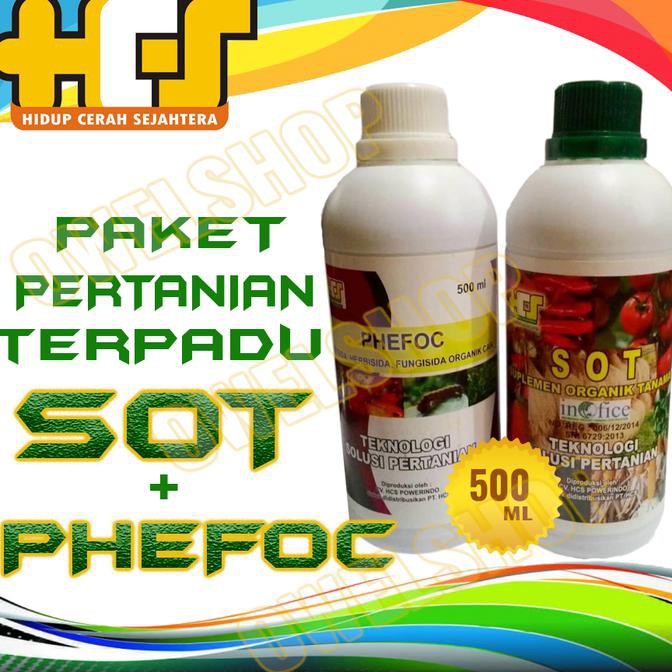 SOT & PHEFOC HCS - Paket Pupuk dan Pestisida Organik Tanaman OBRAL