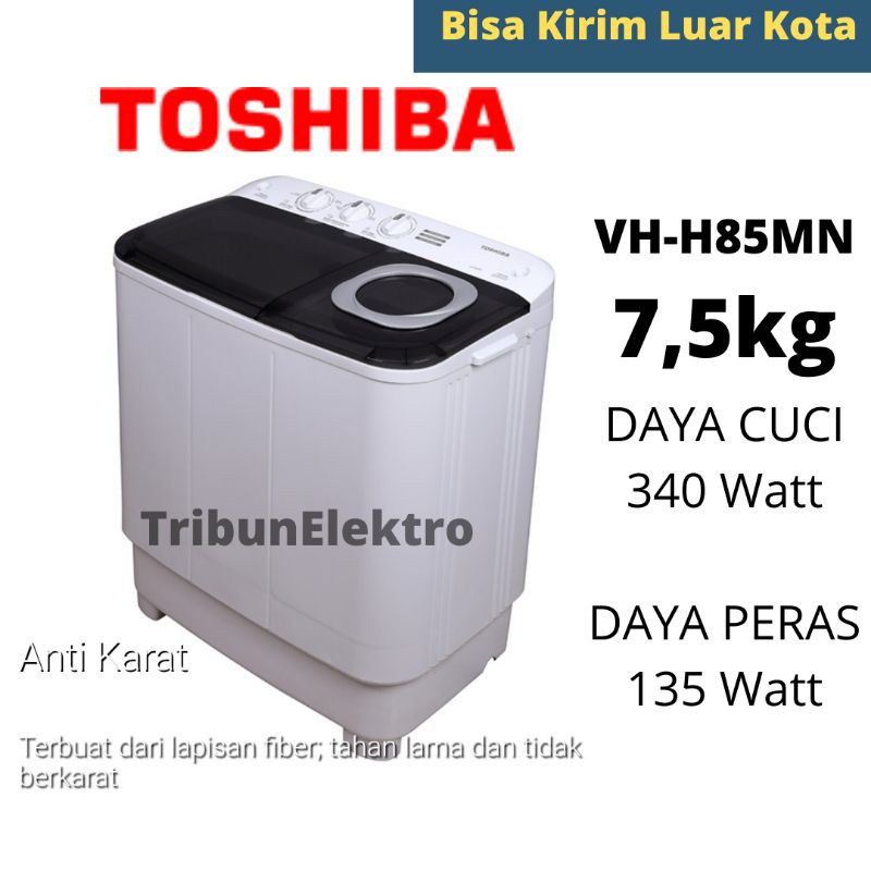 Mesin Cuci 2 Tabung Toshiba 7,5kg