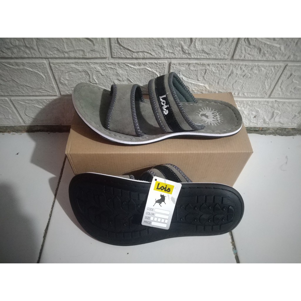 Sandal loizz pria sandal cowok slop ban 2 sudah di sol