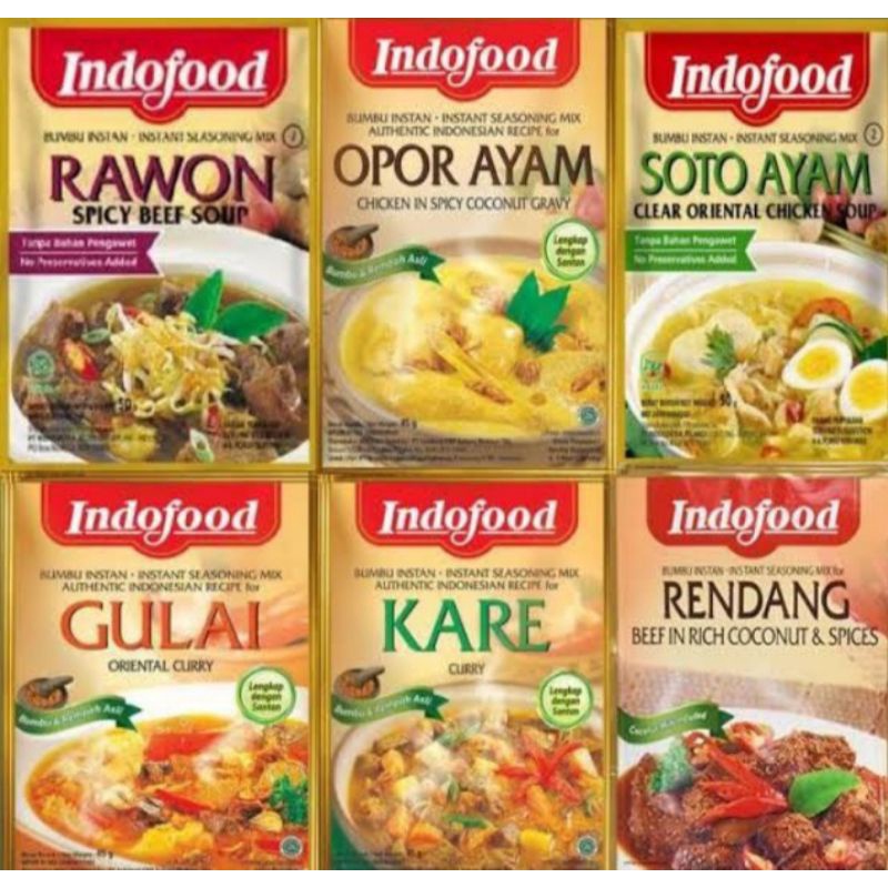 

indofood siap saji instant/bumbu racik