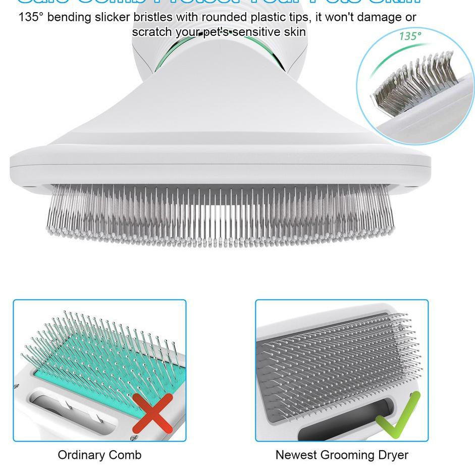 Tidak Diragukan.. 2 IN 1 Hair Dryer & Anjing Kucing Sisir Kucing Blower Kucing Grooming Hewan Peliha