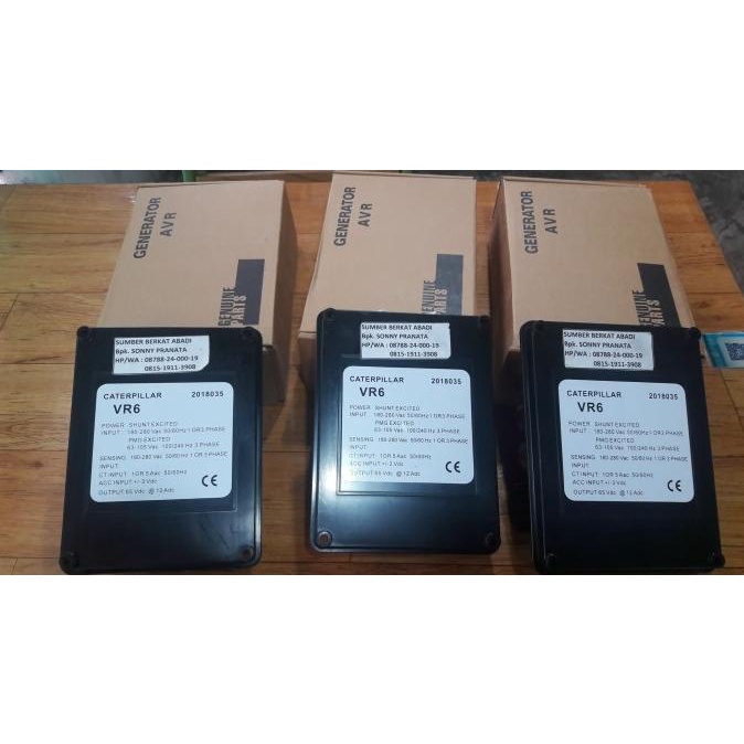 AVR VR6 Automatic Voltage Regulator for Caterpillar Generator GARANSI terlaris