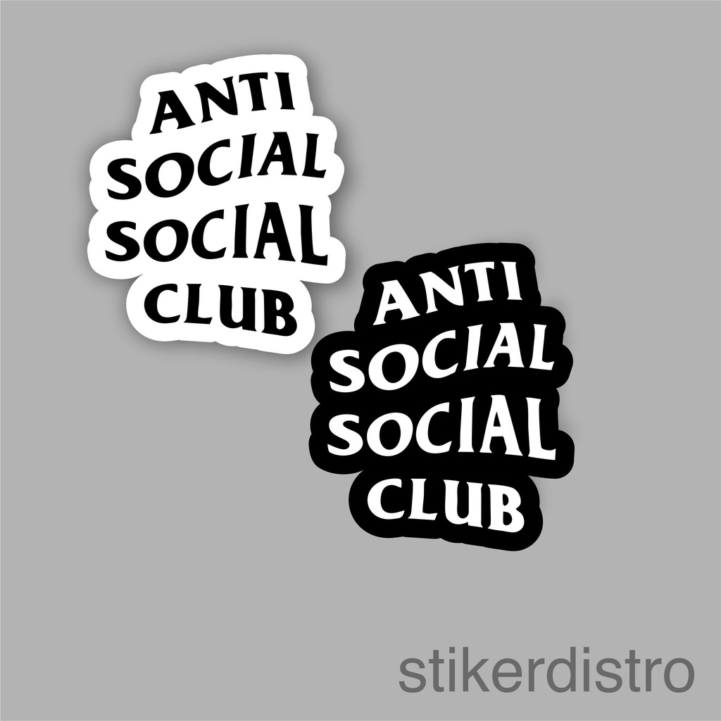 

tiker Sticker ASSC ANTI SOCIAL CLUB Case Phone Logo Brand Band Aesthetic Journal Termurah Clothing Basic Casing Striping Tempel Label Merk Dinding Graftac Vinyl High Quality decal