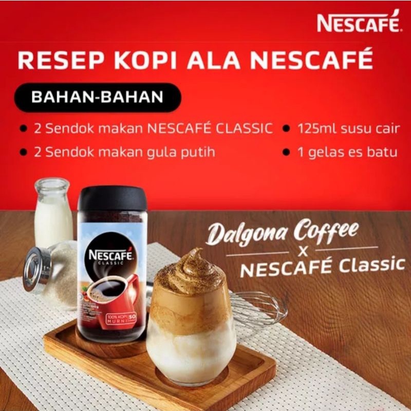 Nescafe Classic bag 45 gr, 90 gr &amp; jar 100 gr