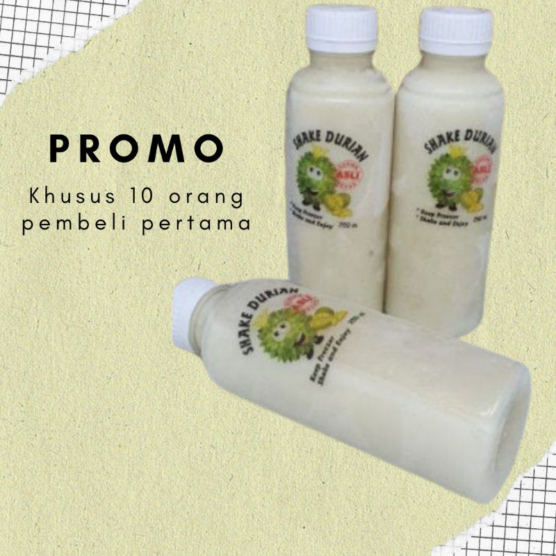 

Shake durian//minuman jus durian//Promo shake durian