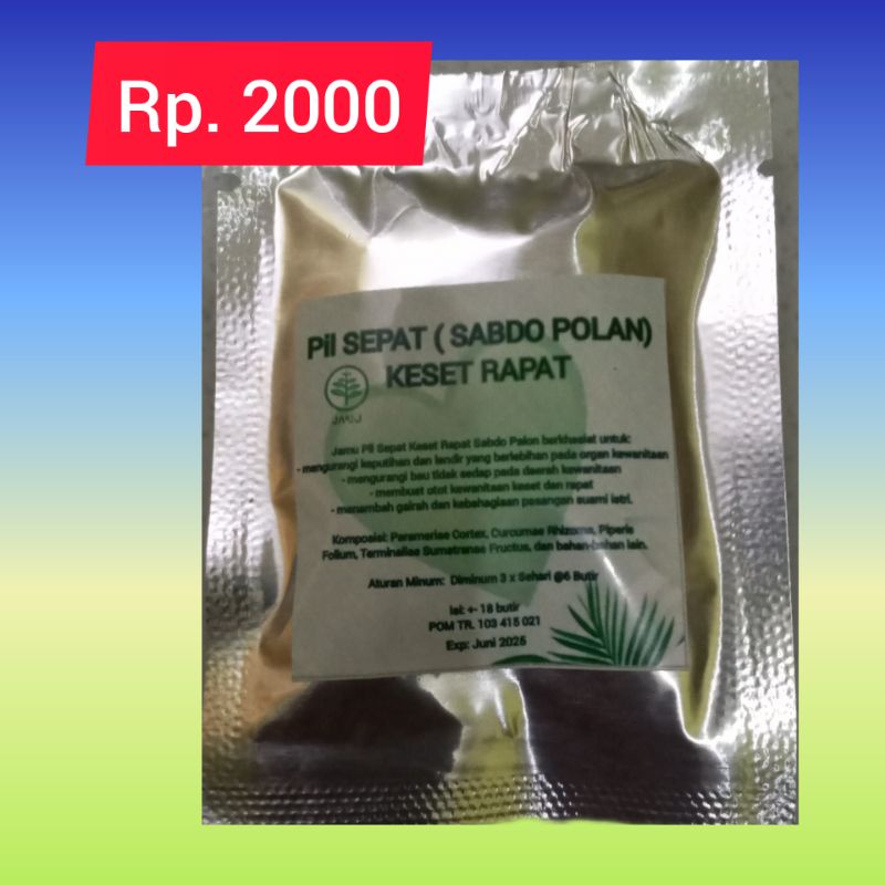 PIL SEPAT SABDO PALON ( sachet)