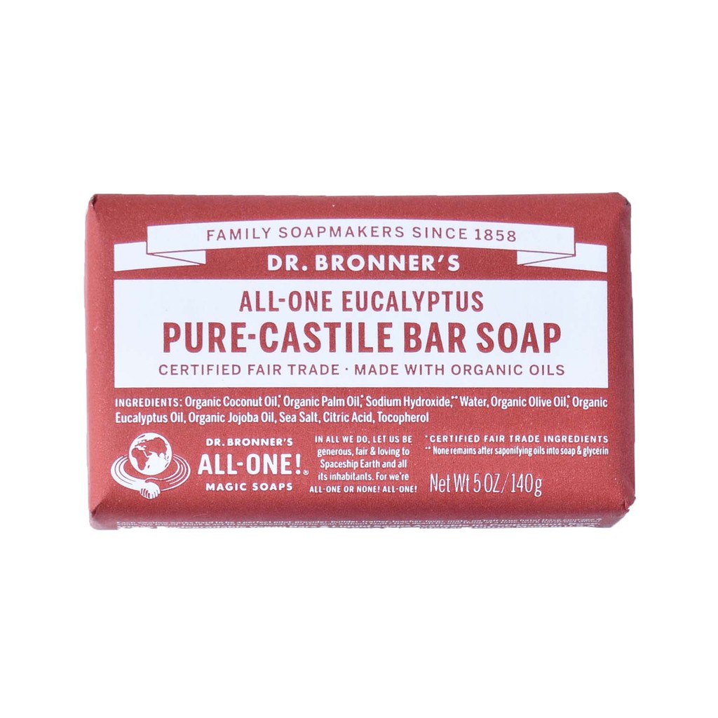 Dr. Bronners Eucalyptus Pure-Castile Bar Soap