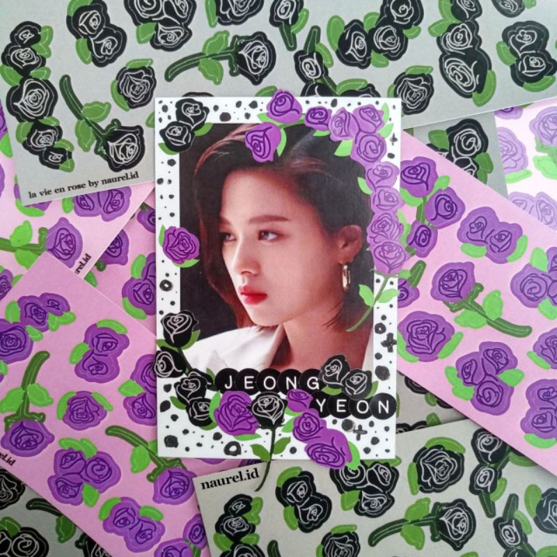 

[Naurel.id] La Vie En Rose Stickers For Polco/Journal/Planner