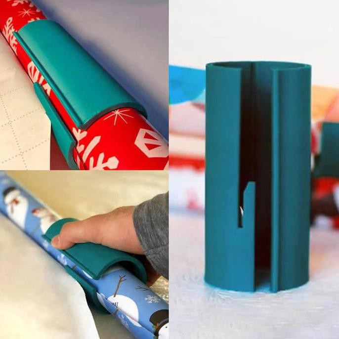 

Sliding Wrapping Paper Cutter Makes Cuts In Seconds Cutting Tools Ryanstore36