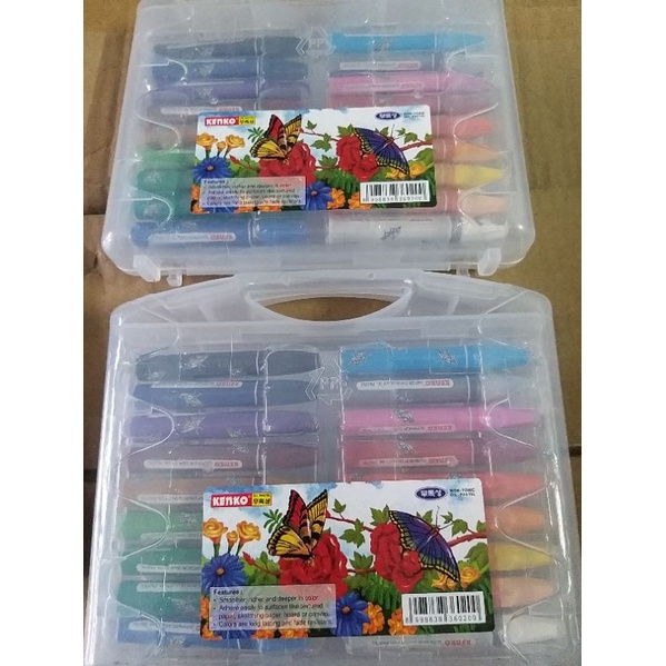

CRAYON 18 WARNA KENKO ORI BERKUALITAS / KRAYON 18 WARNA / OIL PASTEL